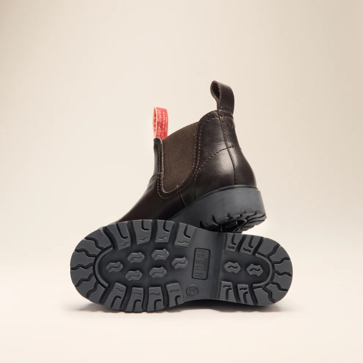 204KidsBarkBootClaretStack