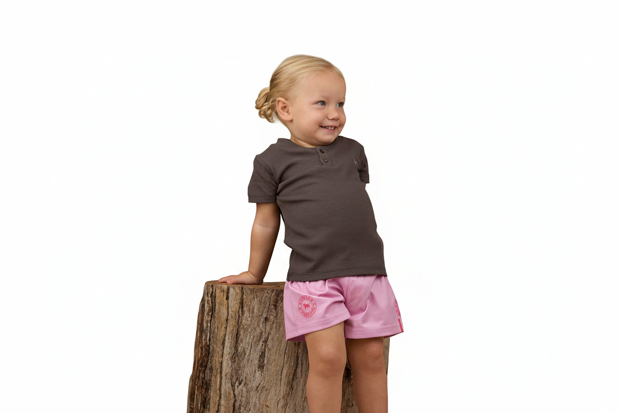 Casey Kids Rib Henley Top