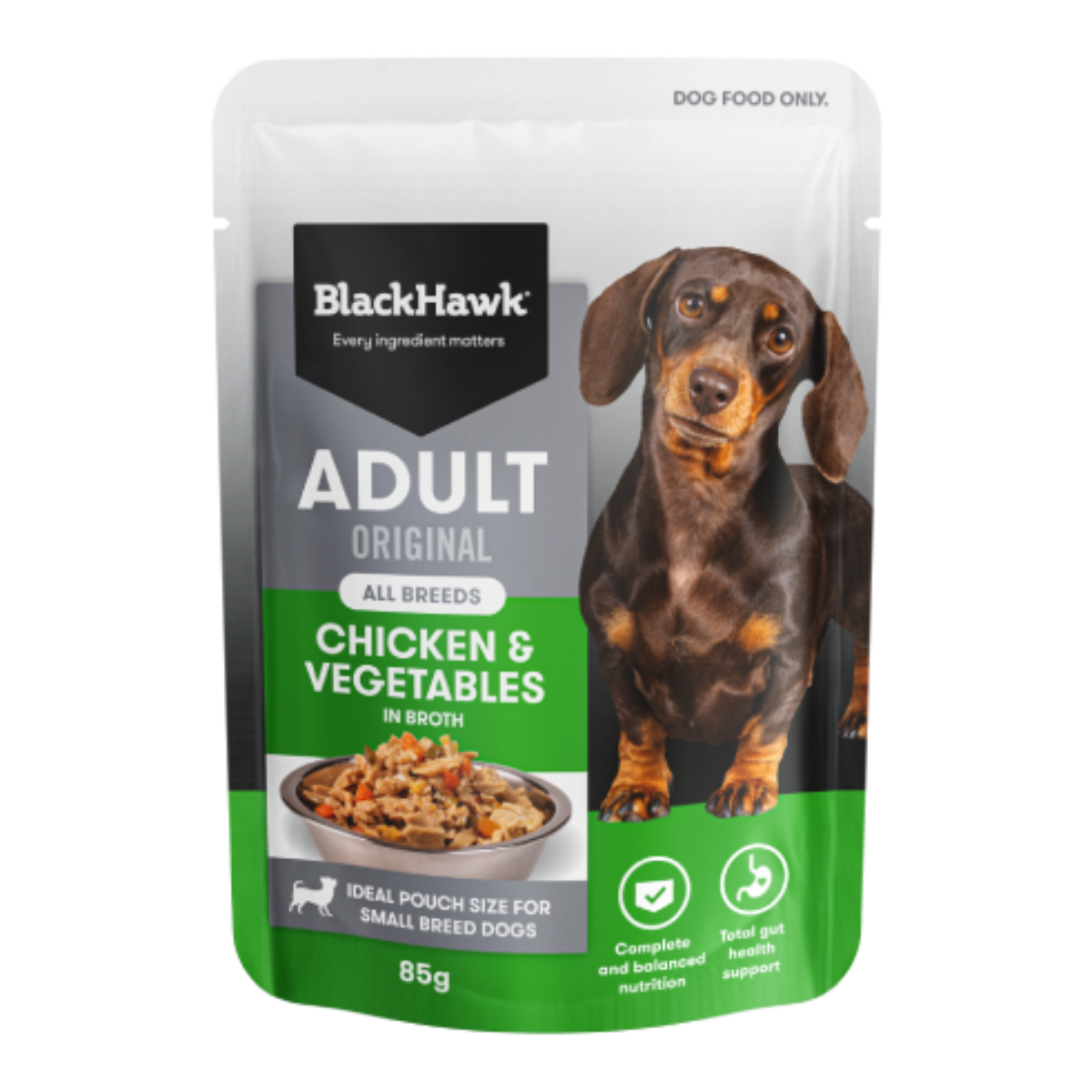 AdultSachetChickVeg85g