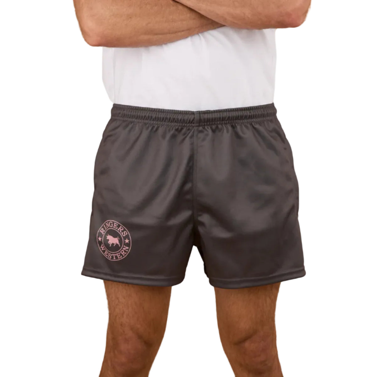 BigRingersFootyShortCharcoal-PinkFront