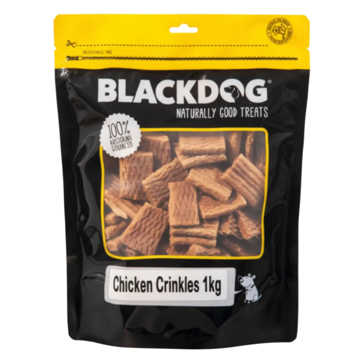 Blackdog Chicken Crinkles 1kg