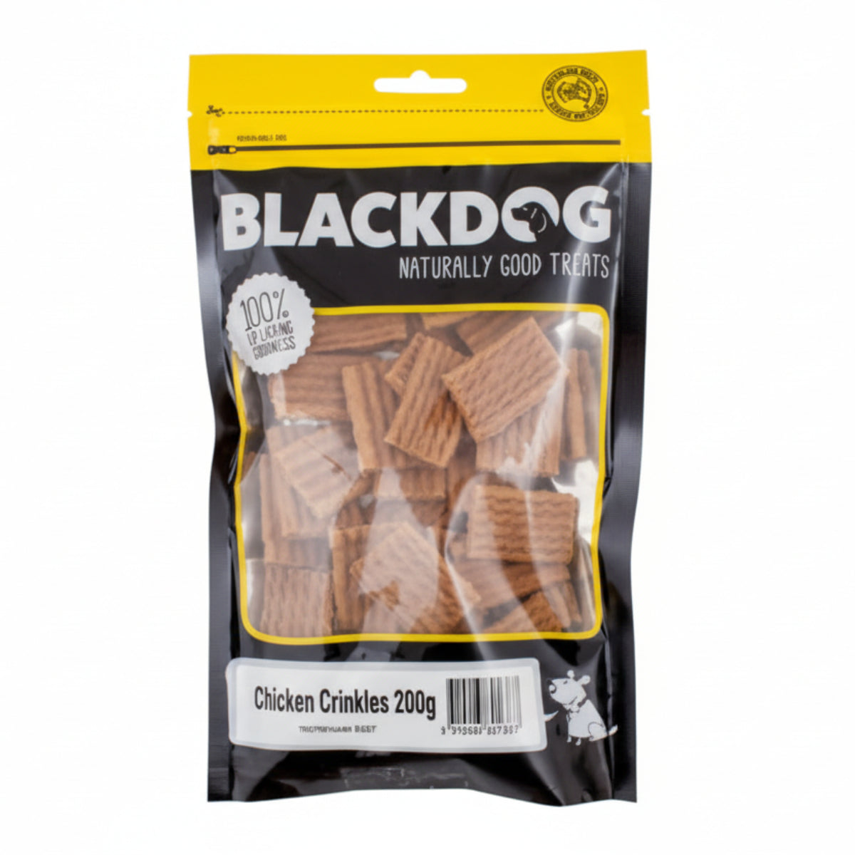 Blackdog Chicken Crinkles 200g