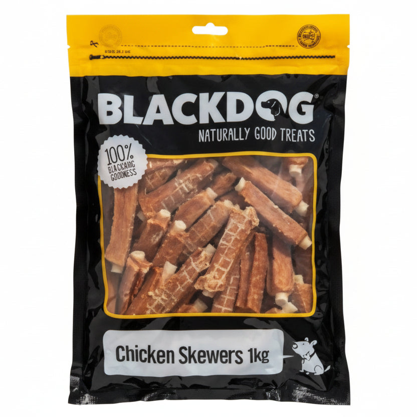 Blackdog Chicken Skewers 1kg