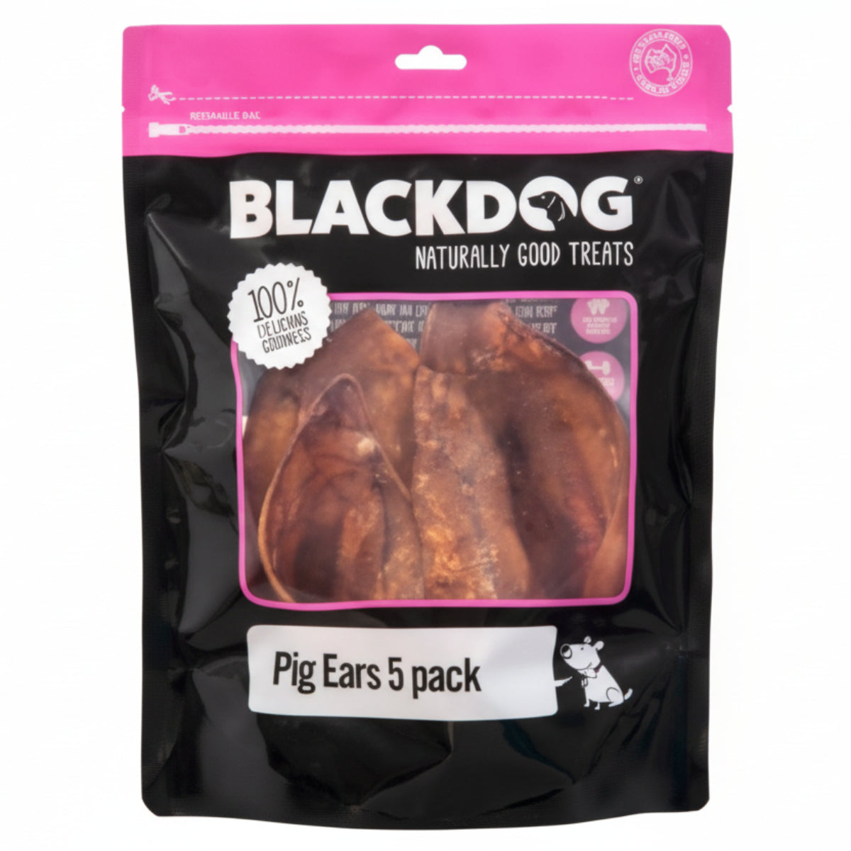 Blackdog Pig Ears 5pk