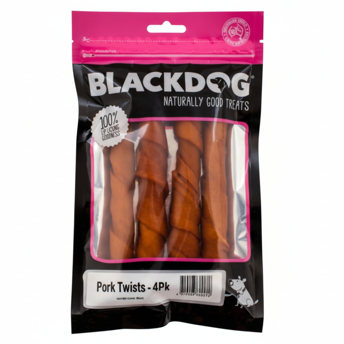 Blackdog Pork Twist 4pk