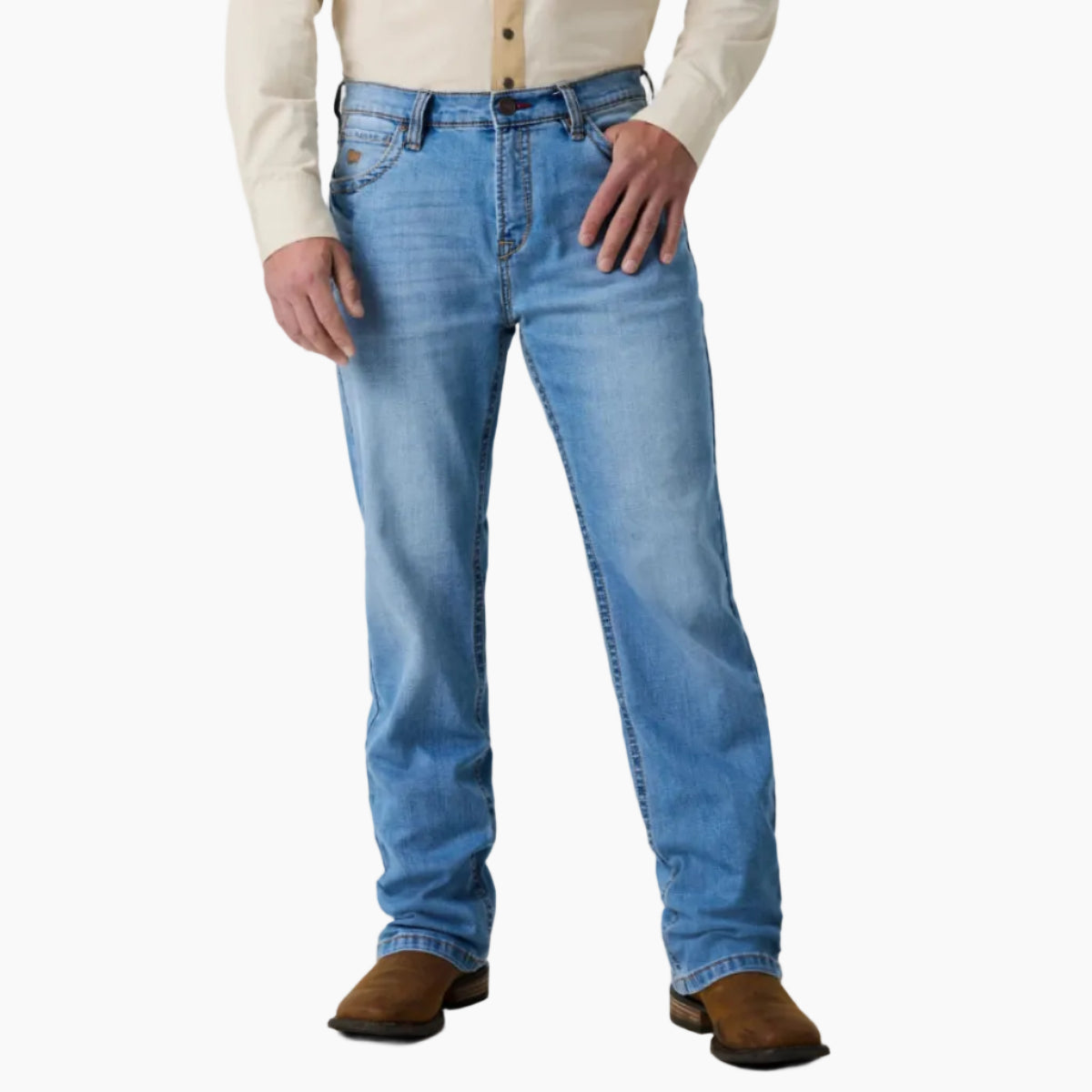 BlazeRelaxedBootlegJeanLightDenimFront
