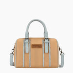 BostonStitchBarrelBagBlueFront