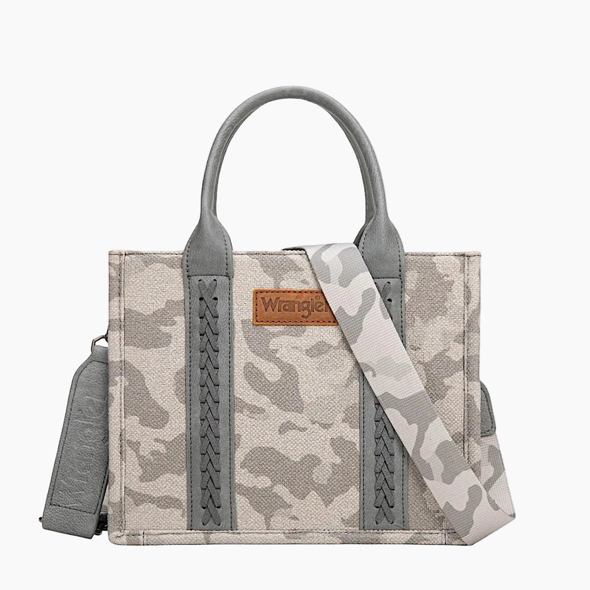 CamoPrintCrossbodyBagLightGreyFront