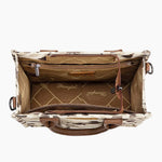 CamoPrintCrossbodyBagTanInside