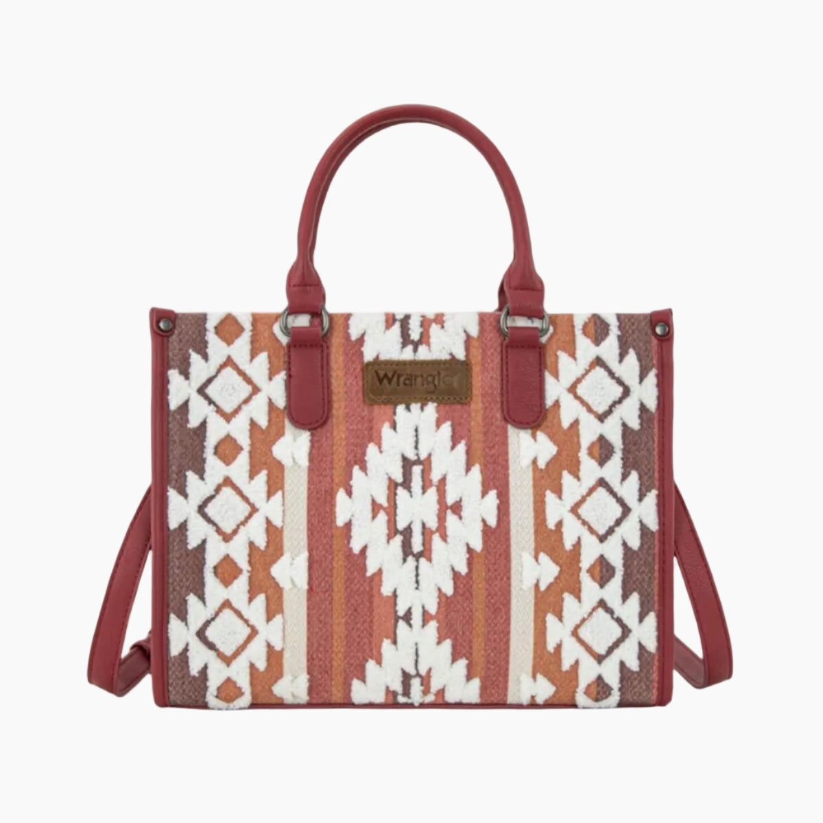 CiliaCrossbodyToteBurgundyFront