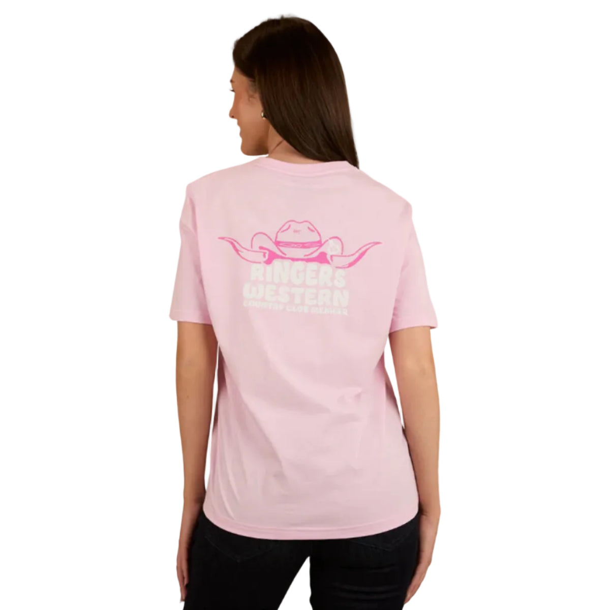 CountryClubTeePinkBack