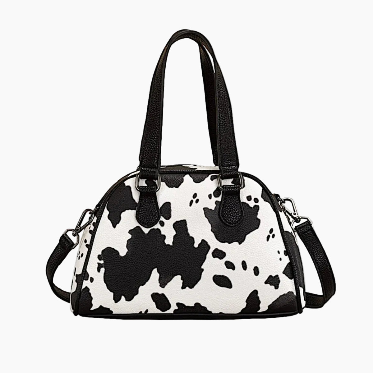 CowPrintHandbagBlackBack