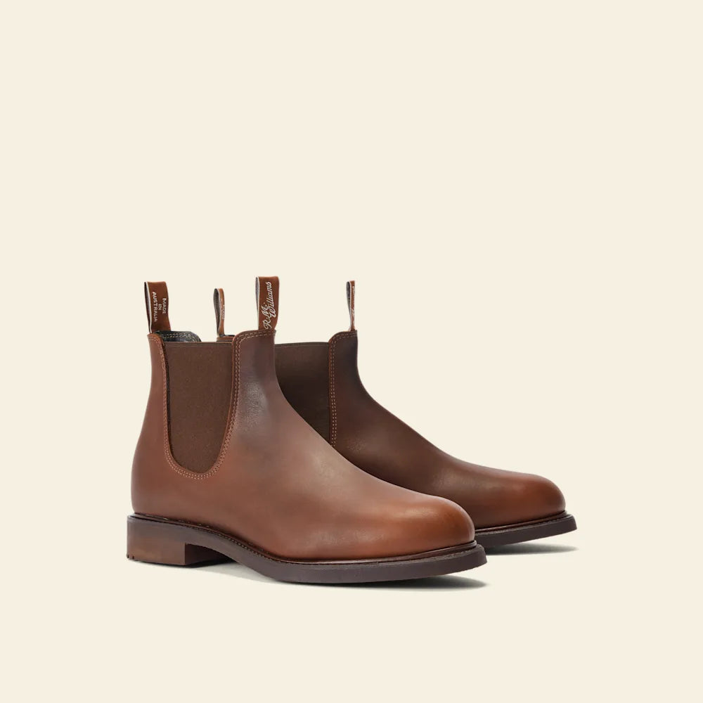 Gardener boot – brown oiled leather
