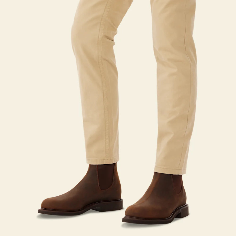 Gardener boot – brown oiled leather