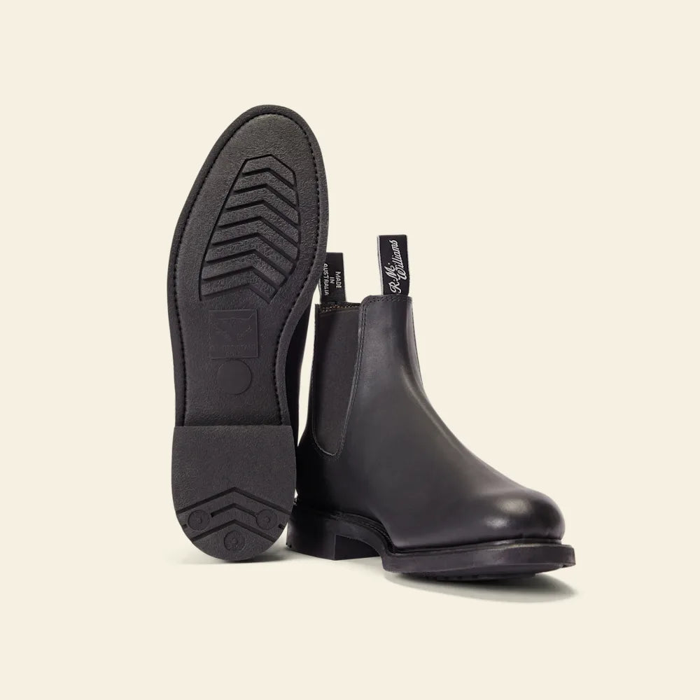 Gardener boot – black oiled leather