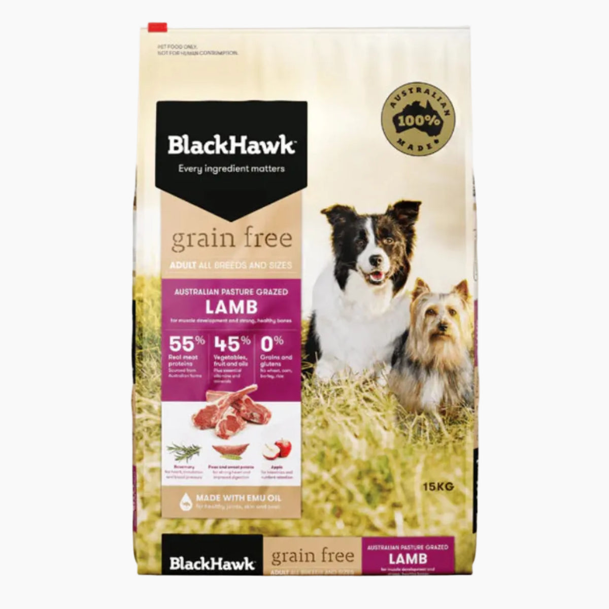 GrainFreeAdultLamb15kg