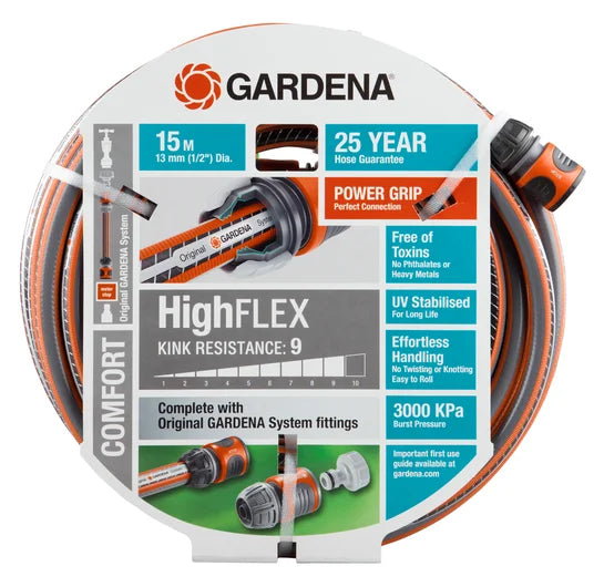 HighFlex Hose 13 mm 1/2 15 m Set