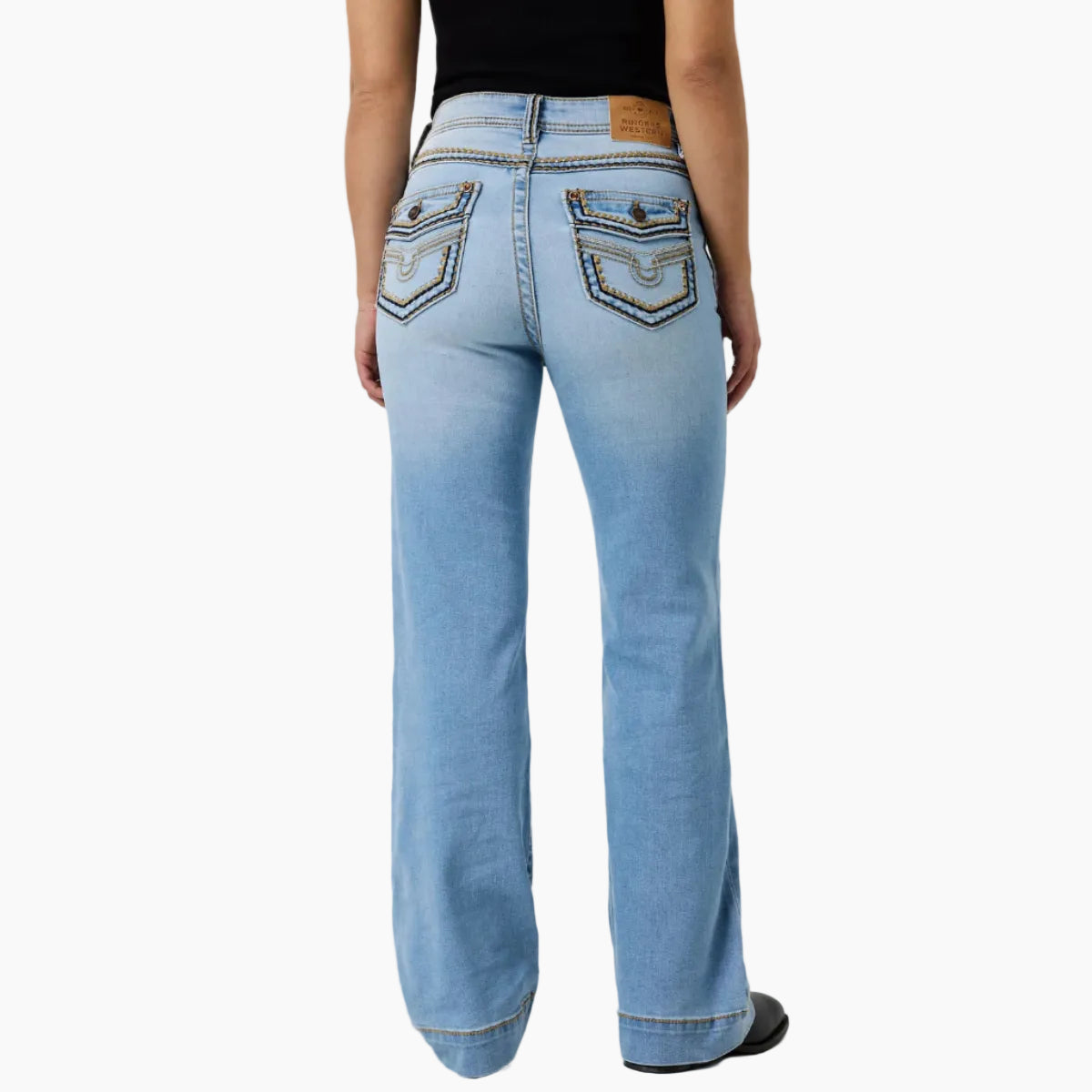 IndiRodeoJeansLightDenimBack