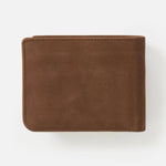 K-RooRID2in1LeatherWalletBrownBack