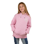 KidsSignatureHoodiePinkMarleFront