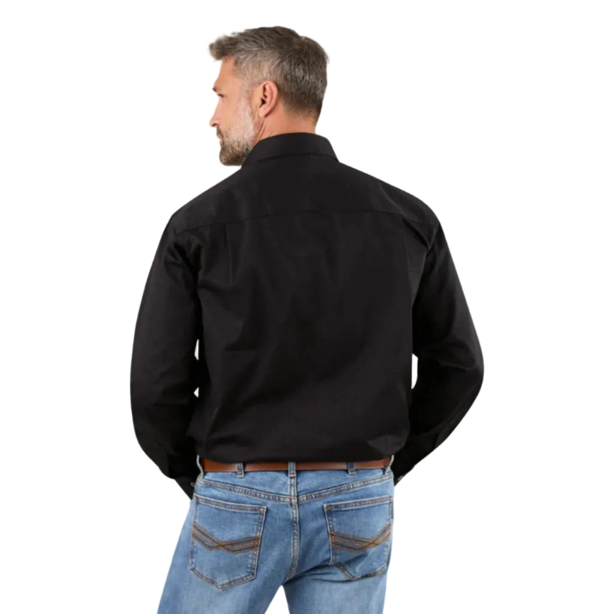 KingRiverLSFullShirtBlackBack