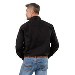 KingRiverLSHalfShirtBlackBack