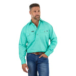 KingRiverLSHalfShirtMintFront