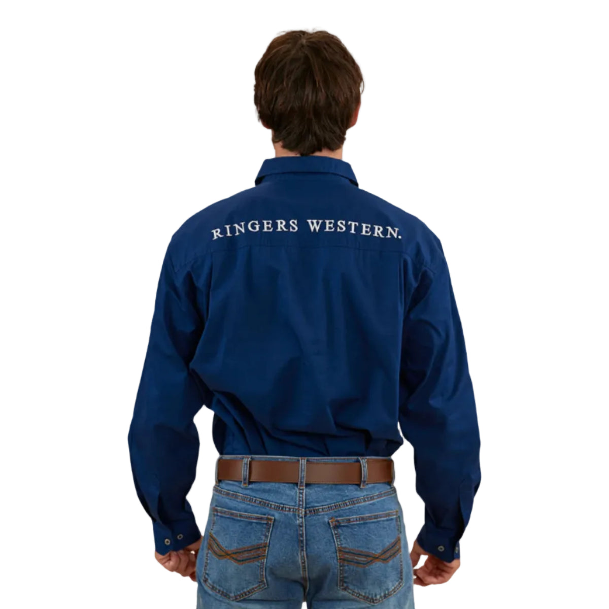 KreigerLSHalfShirtNavyBack