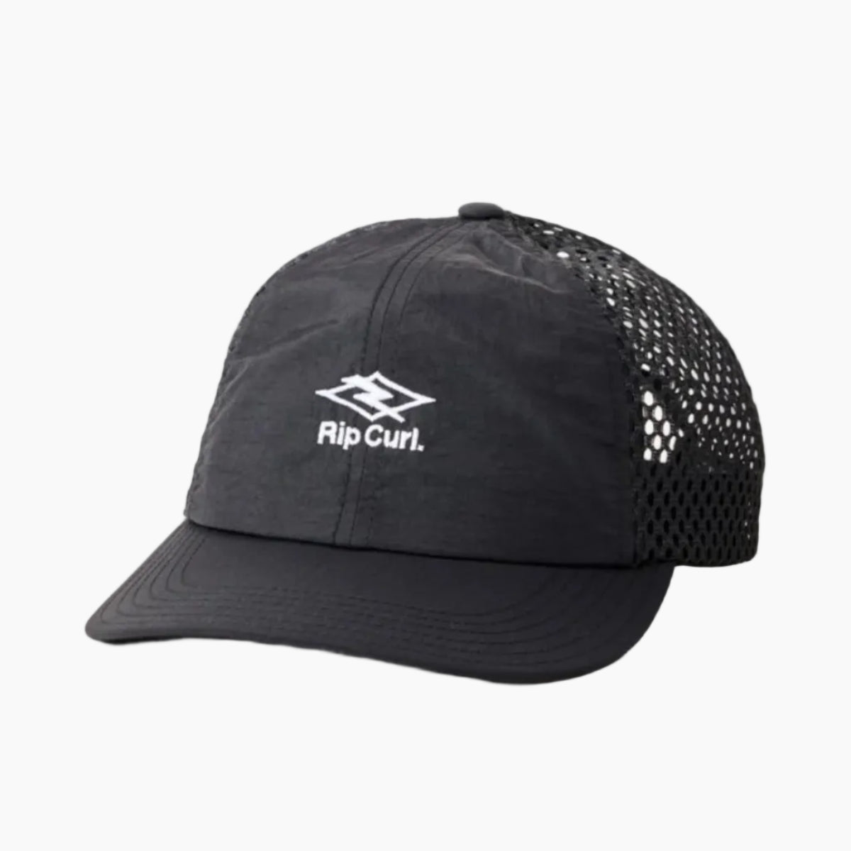 MFBoltTruckerCapBlackFront