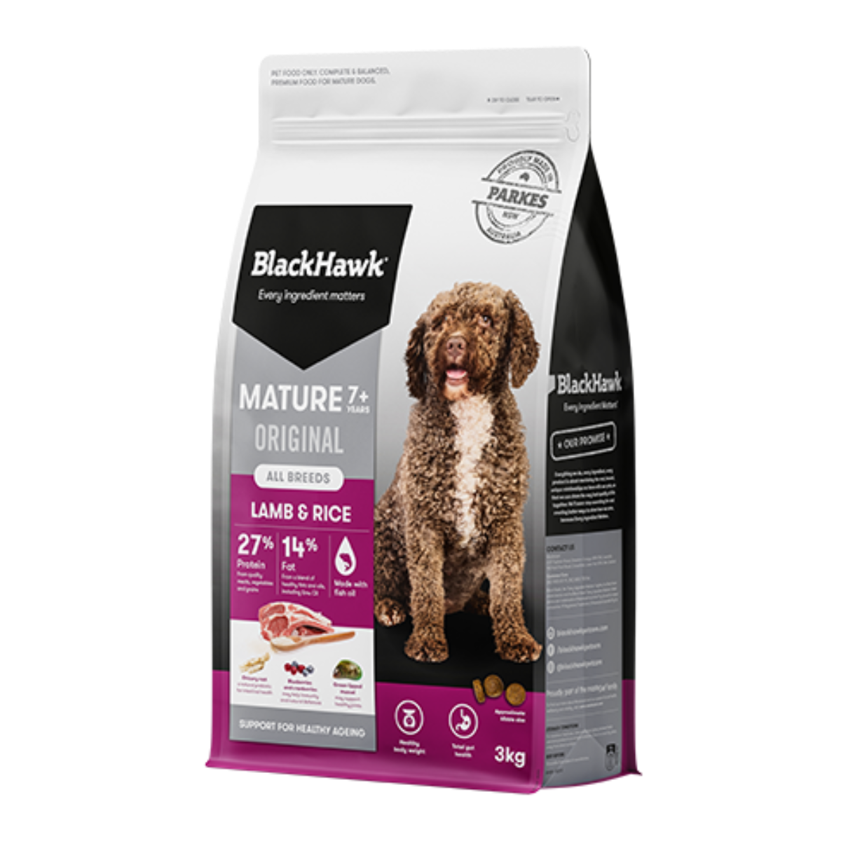 MatureDryFoodLambRice3kg