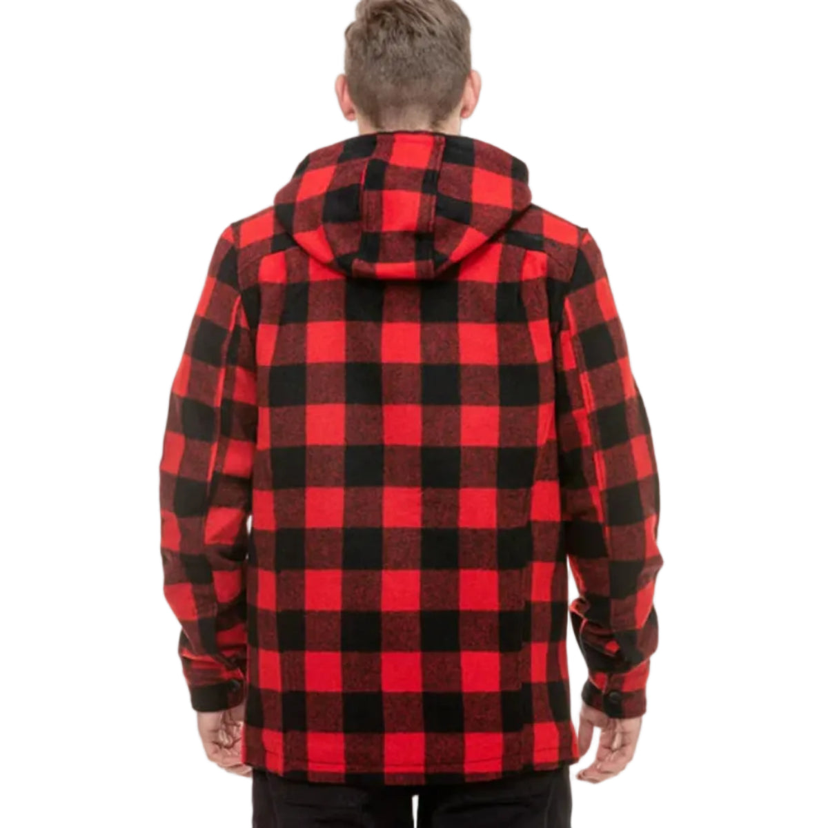 MensHudsonHoodieCoreRed-BlackBack