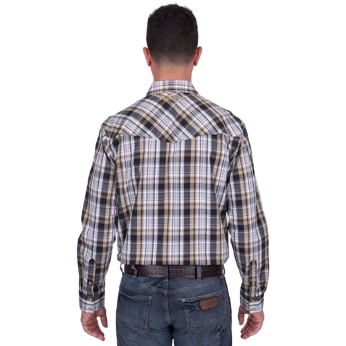 MensJoelLogoLSShirtBack