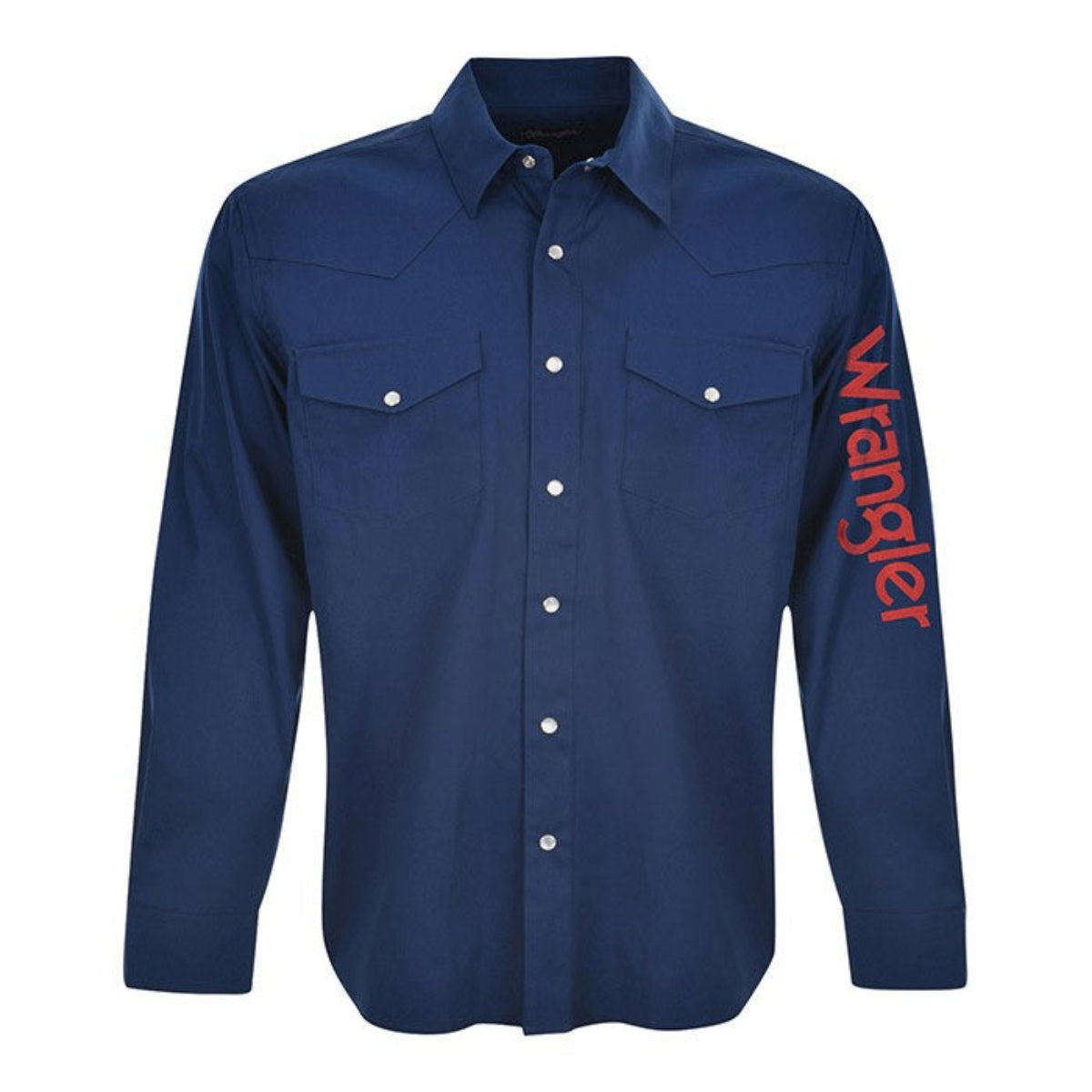 MensLogoRodeoLSDrillShirtNavy