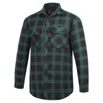 MensOpenFrontFlanneletteRM123SOFGreen-Black