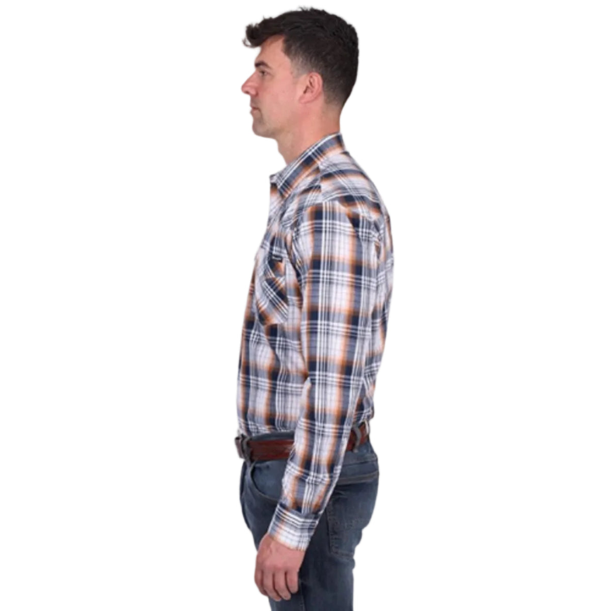 MensTobyLogoLSShirtSide