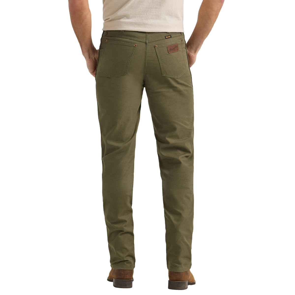 MensToughComfortJeanOliveBack