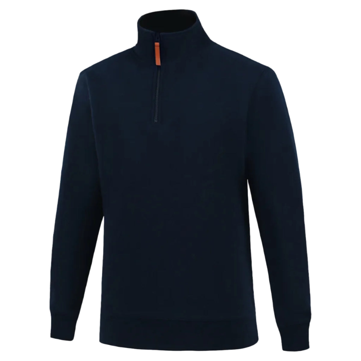 MensZipperFleecePulloverFrenchNavy