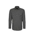 Mens Pilbara Closed Front L/S Shirt