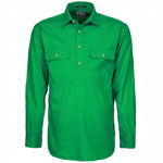 Mens Pilbara Closed Front L/S Shirt