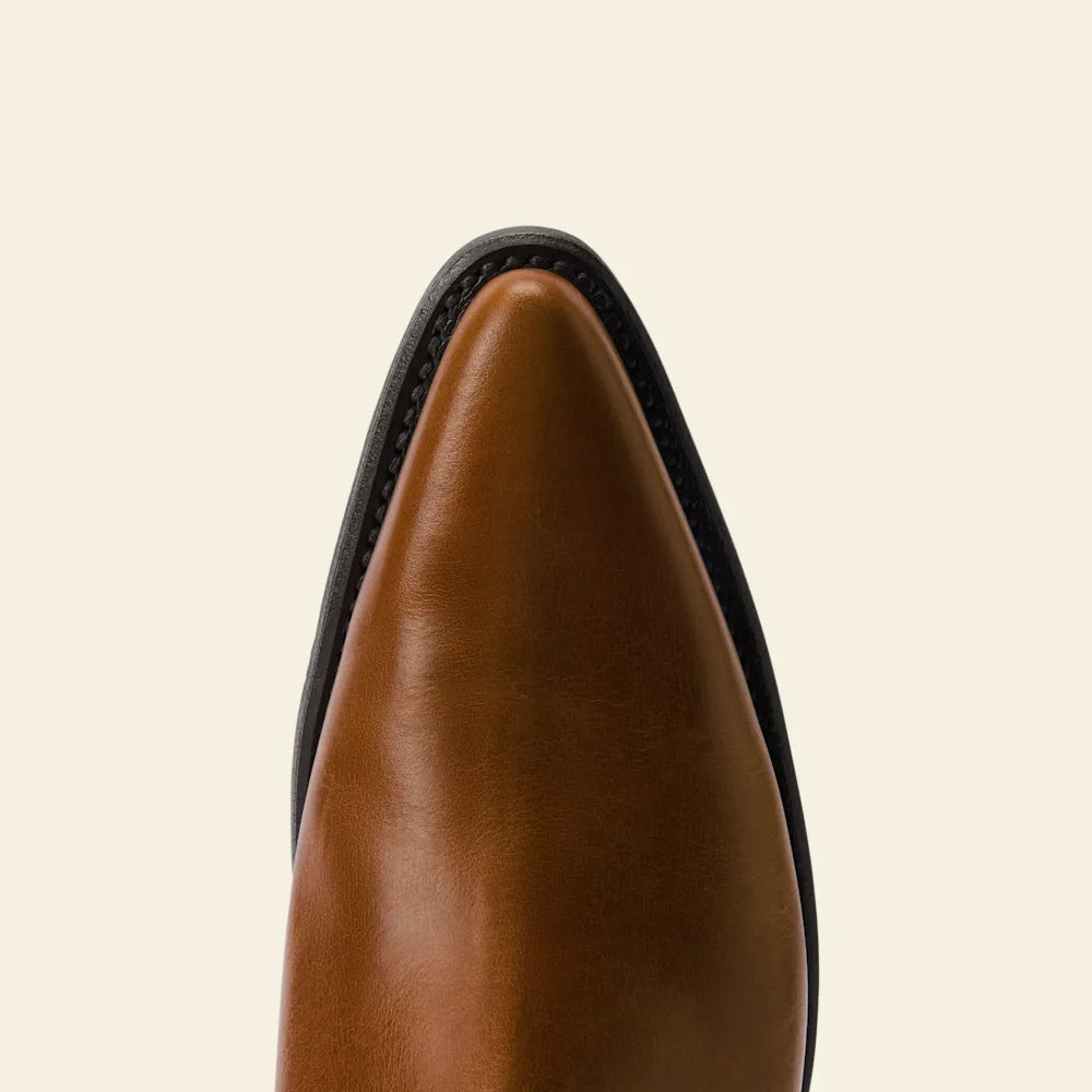 Millicent boot – tan pull-up leather