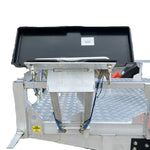 Mini Loader Trailer Power Head Mount 3x Auger Holder