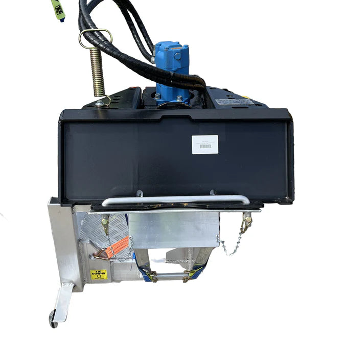 Mini Loader Trailer Power Head Mount 3x Auger Holder2