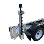 Mini Loader Trailer Power Head Mount 3x Auger Holder 5