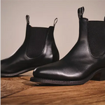 Moriarty boot – ebony pull-up leather