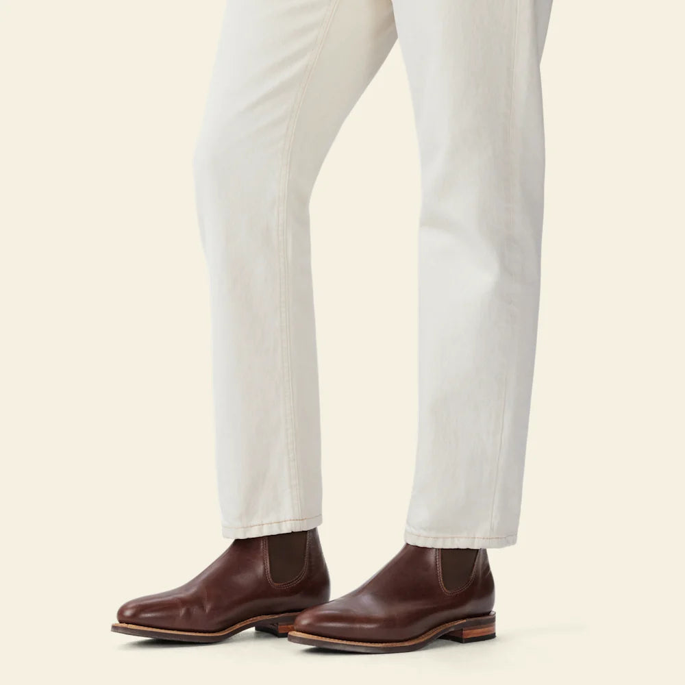 Moriarty boot – mid brown pull-up leather