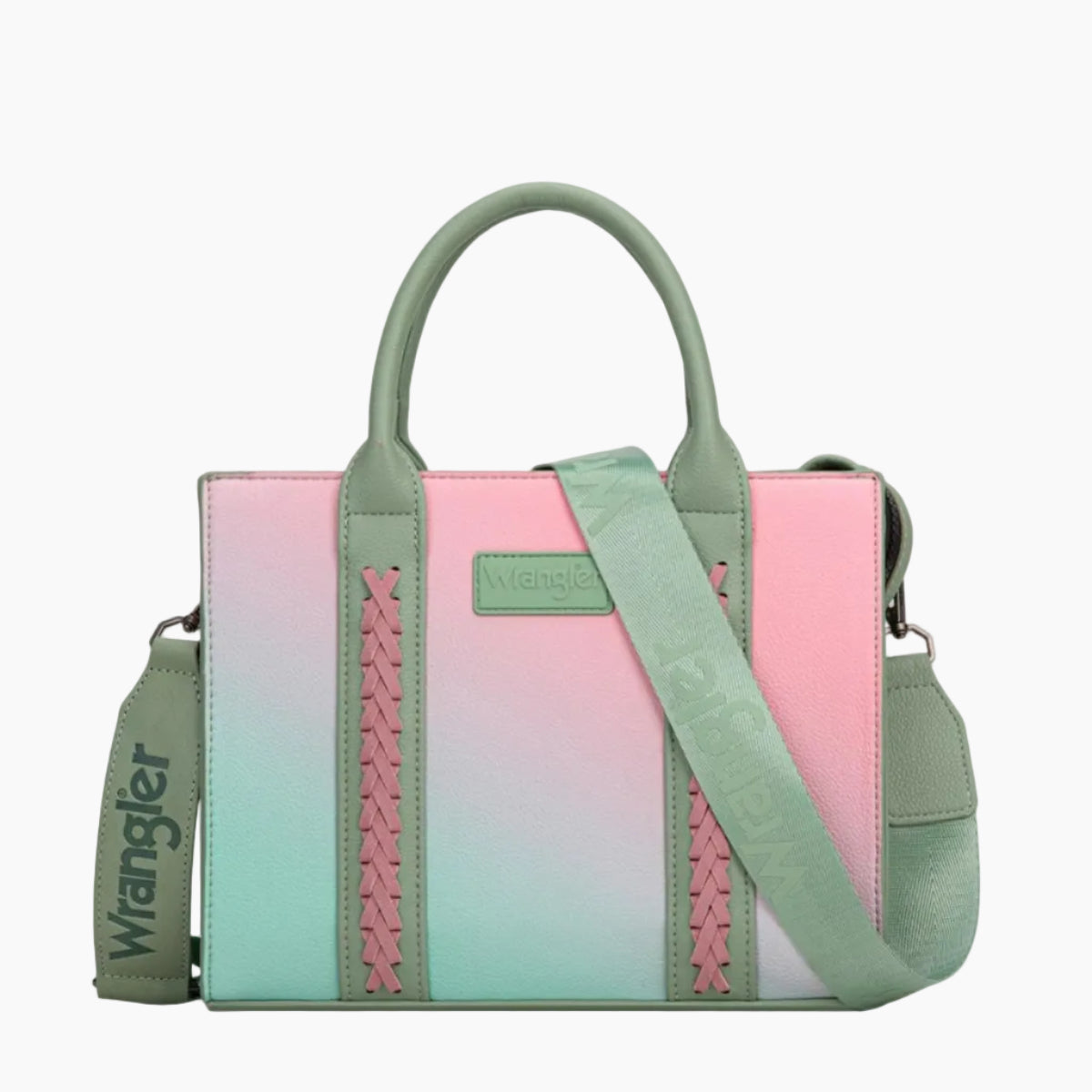 OmbreCrossbodyBagGreenFront