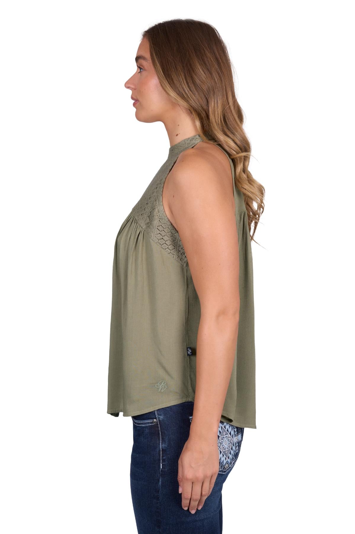 WOMEN’S ABIGAIL SLEEVELESS BLOUSE