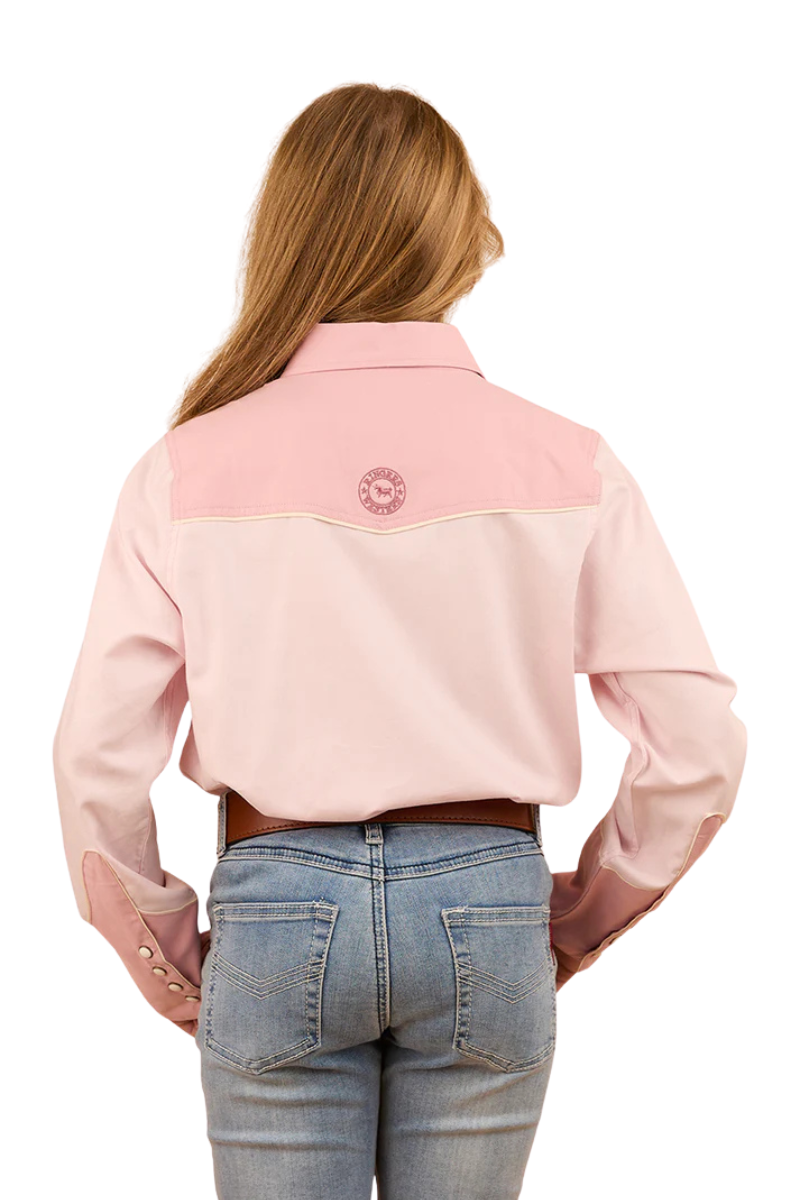 Annie Kids Western Shirt - Pink