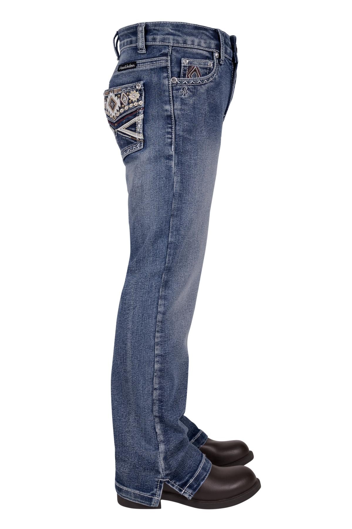 Pure Western Girl's Rue Straight Leg Jean