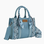 PaisleyCrossbodyBagBlueFront